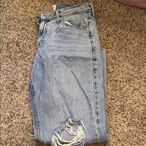 Universal Thread Light Blue Ripped Boyfriend Jeans